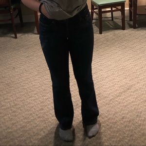 Curvy fit high waist blue jeans